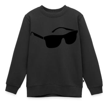 lunettes de soleil - Sweat Premium enfant bio - noir - Devant - AI Model Kid Female (0cm)