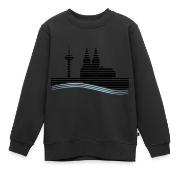 Cologne - Kids Premium Organic Sweatshirt - black - Front - AI Model Kid Female (0cm)