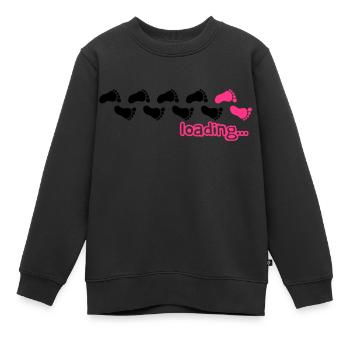 Loading Baby Girl Design - Kinder Premium Organic Sweatshirt - Schwarz - Vorne - AI Model Kid Female (0cm)