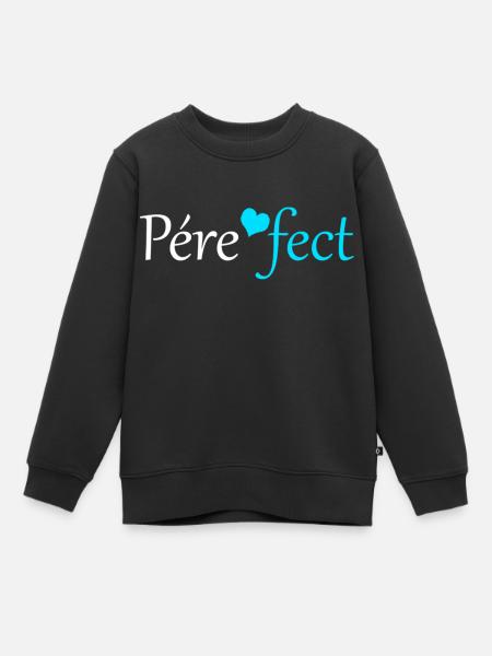 Pére-fect - Sweat Premium enfant bio - noir