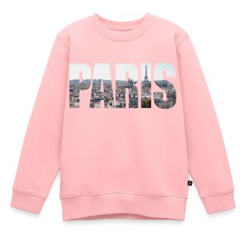 photo de paris - Sweat Premium enfant bio - rose - Devant - AI Model Kid Female (0cm)
