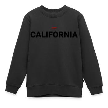 KALIFORNIEN - Kinder Premium Organic Sweatshirt - Schwarz - Vorne - AI Model Kid Female (0cm)