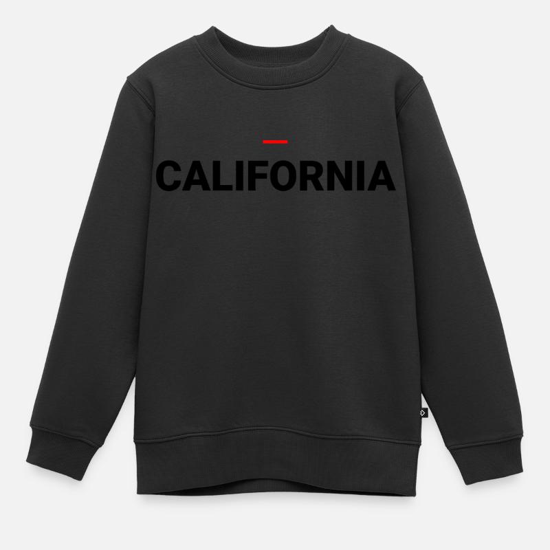 CALIFORNIA - Sweat Premium enfant bio - noir