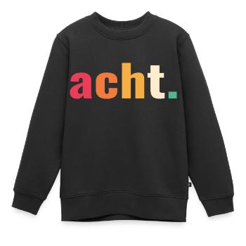8. Geburtstag Acht 8 Jahre Kinder Kind - Kinder Premium Organic Sweatshirt - Schwarz - Vorne - AI Model Kid Female (0cm)