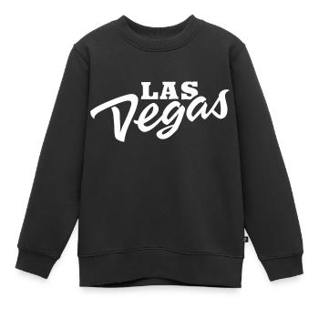 LAS VEGAS - Sweat Premium enfant bio - noir - Devant - AI Model Kid Female (0cm)