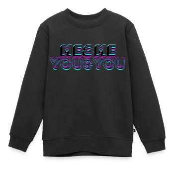 Me&Me You&You - Kinder Premium Organic Sweatshirt - Schwarz - Vorne - AI Model Kid Female (0cm)