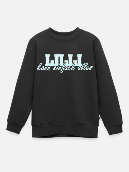 Lilli - Sweat Premium enfant bio - noir