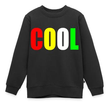 Cool - Sweat Premium enfant bio - noir - Devant - AI Model Kid Female (0cm)