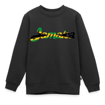 Jamaica - Kinder Premium Organic Sweatshirt - Schwarz - Vorne - AI Model Kid Female (0cm)