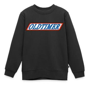Voiture ancienne - Sweat Premium enfant bio - noir - Devant - AI Model Kid Female (0cm)