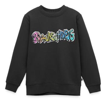 Braunschweig Deutschland Graffiti Spray Sprayer - Kinder Premium Organic Sweatshirt - Schwarz - Vorne - AI Model Kid Female (0cm)