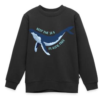 Meerestiere - Kinder Premium Organic Sweatshirt - Schwarz - Vorne - AI Model Kid Female (0cm)
