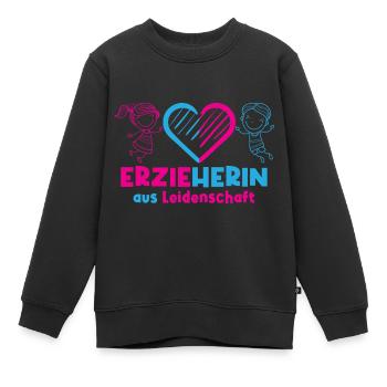 Maternelle Maternelle Profession Enseignant de maternelle - Sweat Premium enfant bio - noir - Devant - AI Model Kid Female (0cm)