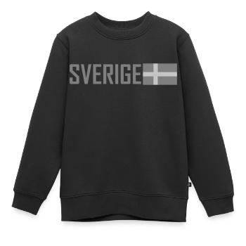 Tactique gris Suède - Sweat Premium enfant bio - noir - Devant - AI Model Kid Female (0cm)