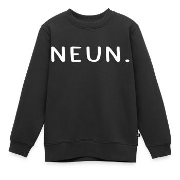 9. Geburtstag Neun Geschenk - Kinder Premium Organic Sweatshirt - Schwarz - Vorne - AI Model Kid Female (0cm)