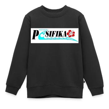 Tamarii PASIFIKA - Sweat Premium enfant bio - noir - Devant - AI Model Kid Female (0cm)