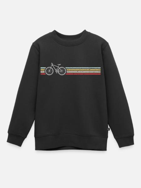 Vélo vélo vintage - Sweat Premium enfant bio - noir
