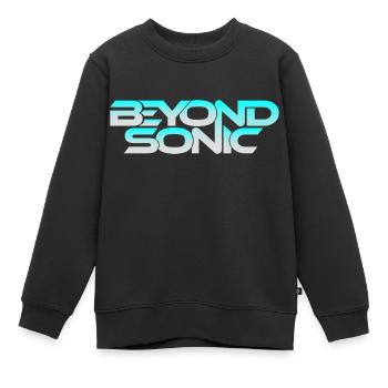 Fichier transparent - Sweat Premium enfant bio - noir - Devant - AI Model Kid Female (0cm)