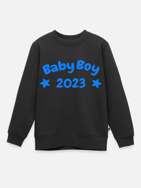 Baby Boy 2023 Design - Sweat Premium enfant bio - noir