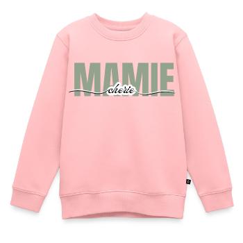 Granny Darling - Oma Geschenk - Kinder Premium Organic Sweatshirt - Rosa - Vorne - AI Model Kid Female (0cm)