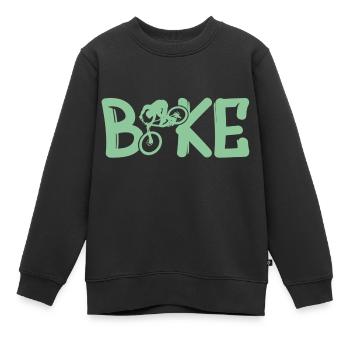 Bike Biken Fahrrad - Kinder Premium Organic Sweatshirt - Schwarz - Vorne - AI Model Kid Female (0cm)