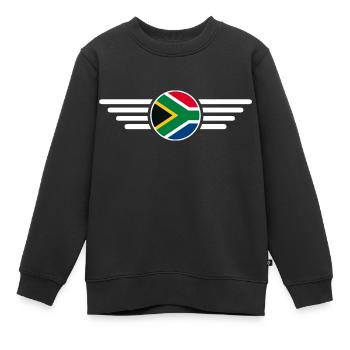 Afrique du Sud Style Design T-shirt - Sweat Premium enfant bio - noir - Devant - AI Model Kid Female (0cm)
