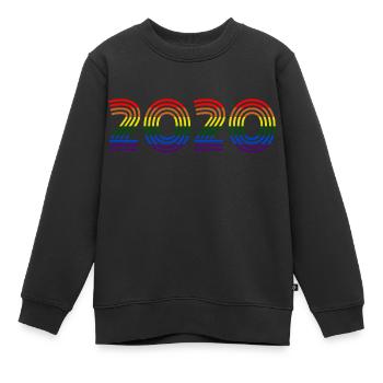 2020 - Kinder Premium Organic Sweatshirt - Schwarz - Vorne - AI Model Kid Female (0cm)