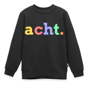 Acht 8. Geburtstag - Kinder Premium Organic Sweatshirt - Schwarz - Vorne - AI Model Kid Female (0cm)