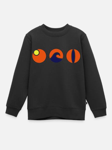 Parfait pour l'été - Sweat Premium enfant bio - noir