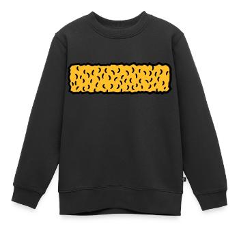 fischstäbchen lecker essen koch kinder gericht - Kinder Premium Organic Sweatshirt - Schwarz - Vorne - AI Model Kid Female (0cm)
