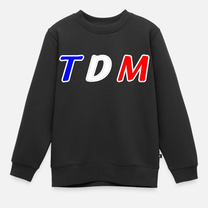 Tdm - Sweat Premium enfant bio - noir