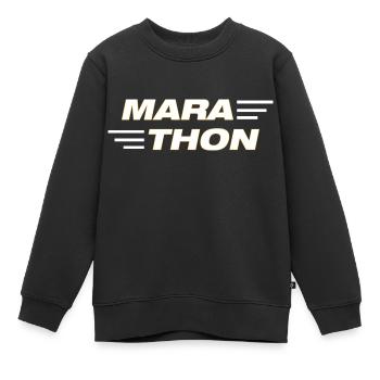 Fußball Soccer - Kinder Premium Organic Sweatshirt - Schwarz - Vorne - AI Model Kid Female (0cm)
