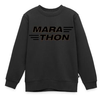 Fußball Soccer - Kinder Premium Organic Sweatshirt - Schwarz - Vorne - AI Model Kid Female (0cm)