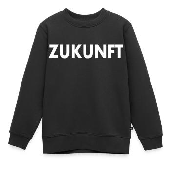 Zukunft - Kinder Premium Organic Sweatshirt - Schwarz - Vorne - AI Model Kid Female (0cm)