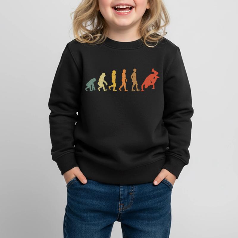 Breakdance Evolution vintage retro Kinder Premium Organic Sweatshirt