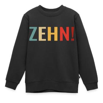 10. Geburtstag Kinder 10 Jahre alt - Kinder Premium Organic Sweatshirt - Schwarz - Vorne - AI Model Kid Female (0cm)