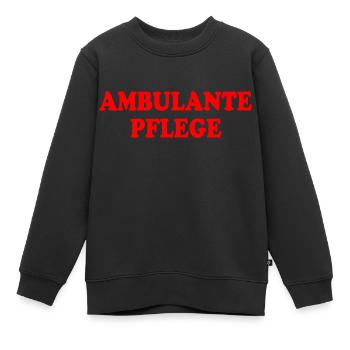 Soins ambulatoires - Sweat Premium enfant bio - noir - Devant - AI Model Kid Female (0cm)