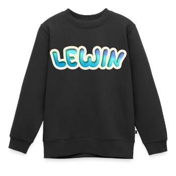 Lewin als Job - Kinder Premium Organic Sweatshirt - Schwarz - Vorne - AI Model Kid Female (0cm)