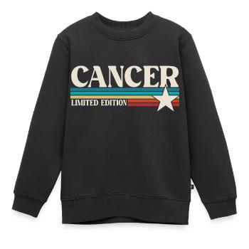 Sternzeichen Krebs - Kinder Premium Organic Sweatshirt - Schwarz - Vorne - AI Model Kid Female (0cm)