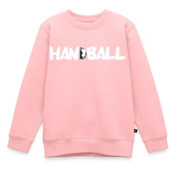 Handball - Circular Runner - Kids Premium Organic Sweatshirt - rose - Front - AI Model Kid Female (0cm)