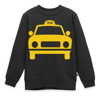 Chauffeur de taxi conducteur professionnel conducteur Schofför - Sweat Premium enfant bio - noir - Devant - AI Model Kid Female (0cm)