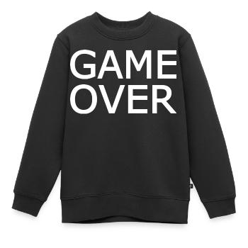 Game over - Sweat Premium enfant bio - noir - Devant - AI Model Kid Female (0cm)