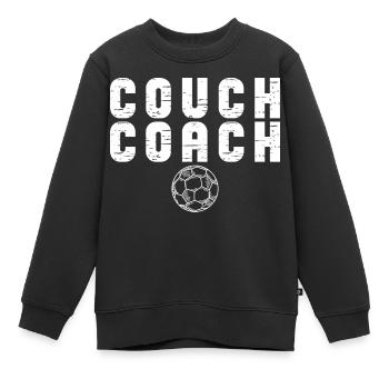 Coach Character Builder Attitude - Kinder Premium Organic Sweatshirt - Schwarz - Vorne - AI Model Kid Female (0cm)