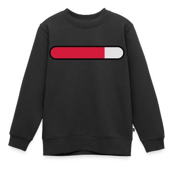 ladebalken leer - Kinder Premium Organic Sweatshirt - Schwarz - Vorne - AI Model Kid Female (0cm)