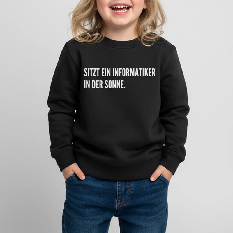 Informatiker Witz Student IT Coding Nerd Kinder Premium Organic Sweatshirt