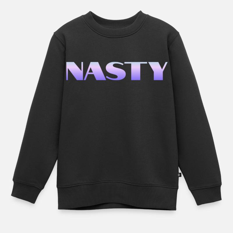Nasty - Kinder Premium Organic Sweatshirt - Schwarz