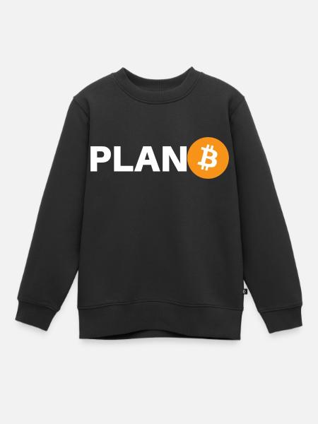 BITCOIN - Kids Premium Organic Sweatshirt - black