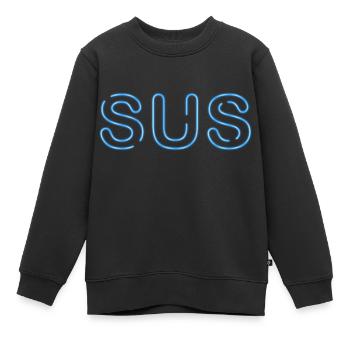 Sus - Parole jeunesse - Sweat Premium enfant bio - noir - Devant - AI Model Kid Female (0cm)