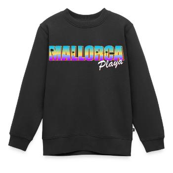 Majorque Playa - Sweat Premium enfant bio - noir - Devant - AI Model Kid Female (0cm)
