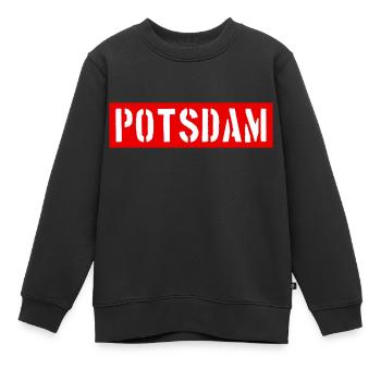 Potsdam - Brandebourg - Allemagne - Sweat Premium enfant bio - noir - Devant - AI Model Kid Female (0cm)